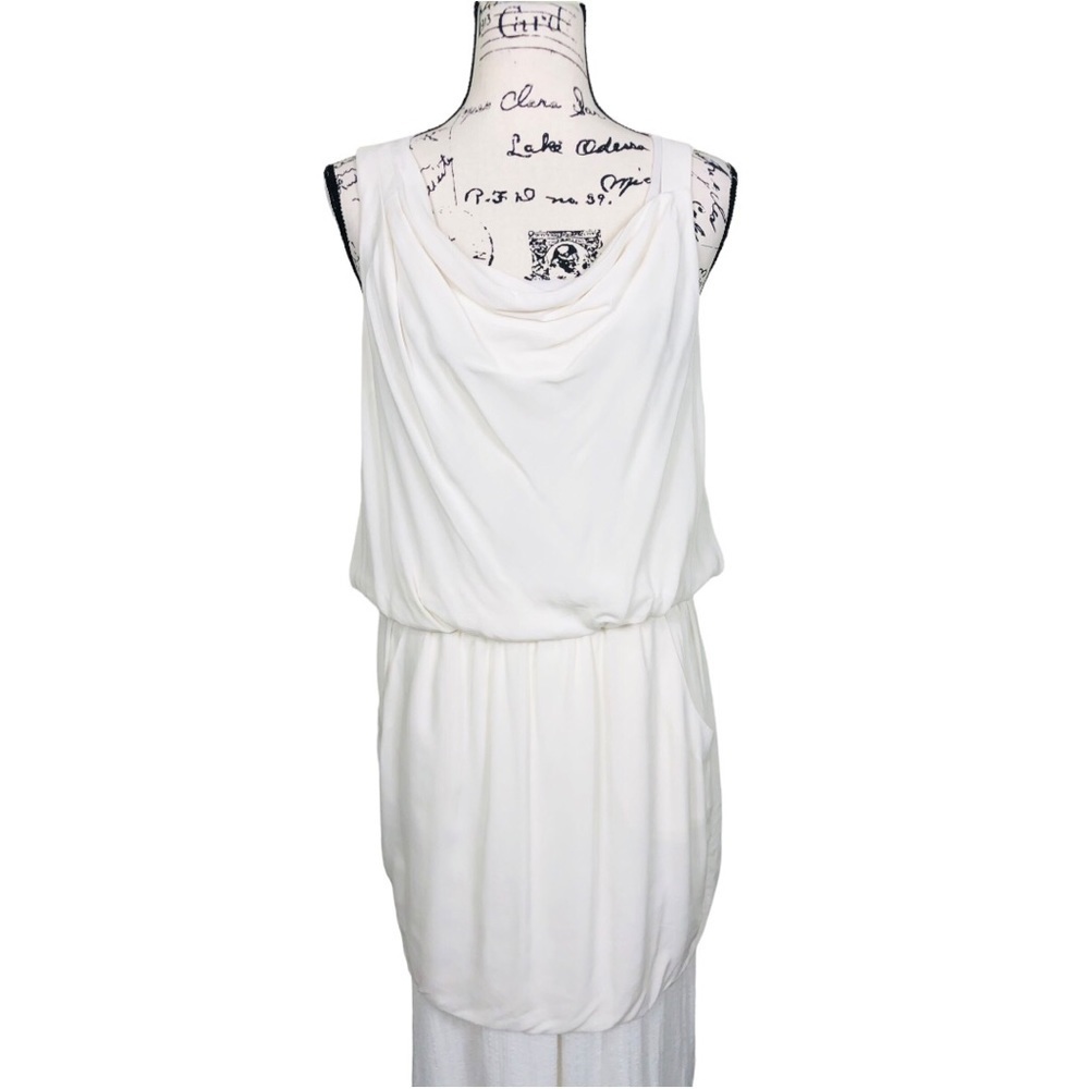Theory Jaylin Cowl Neck Mini Dress